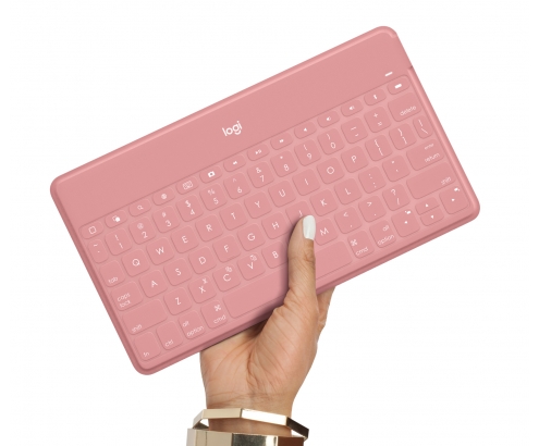 Logitech keys to go teclado inalambrico bluetooth español rosa 