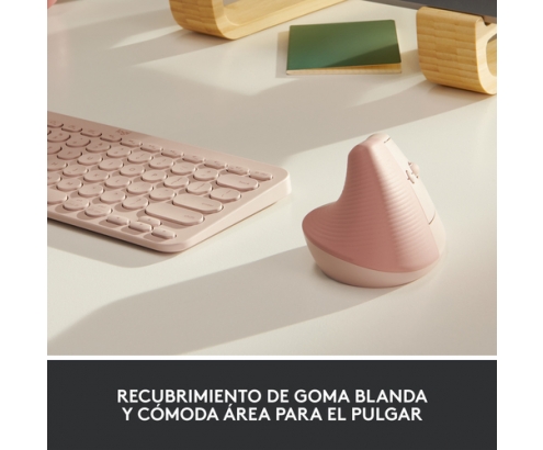 Logitech Lift ratón mano derecha RF inalámbrica + Bluetooth Í“ptico 4000 DPI