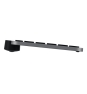 Logitech Master MX Keys S for Mac teclado Oficina RF Wireless + Bluetooth QWERTY Internacional de EE.UU. Aluminio, Negro