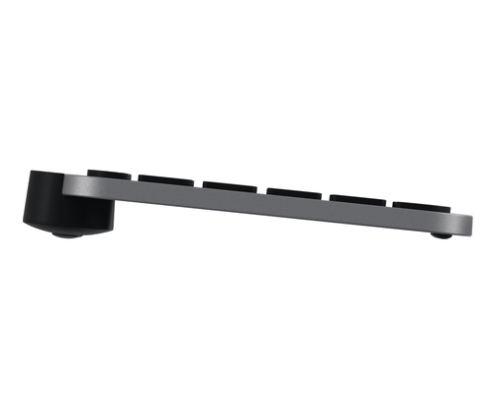 Logitech Master MX Keys S for Mac teclado Oficina RF Wireless + Bluetooth QWERTY Internacional de EE.UU. Aluminio, Negro