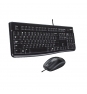 LOGITECH MK120 TECLADO Y RATON FRANCES USB NEGRO 920-002539