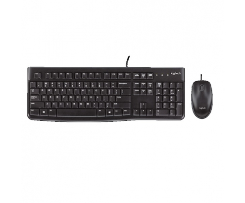 LOGITECH MK120 TECLADO Y RATON FRANCES USB NEGRO 920-002539