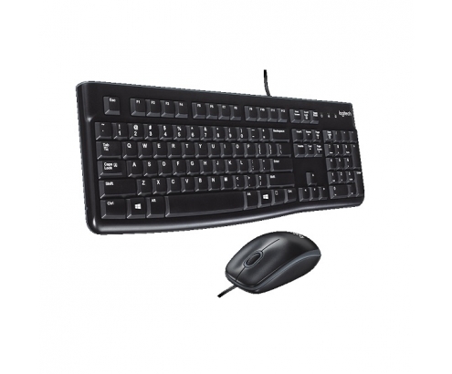 LOGITECH MK120 TECLADO Y RATON FRANCES USB NEGRO 920-002539