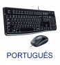 LOGITECH MK120 TECLADO Y RATON PORTUGUES USB NEGRO 920-002547