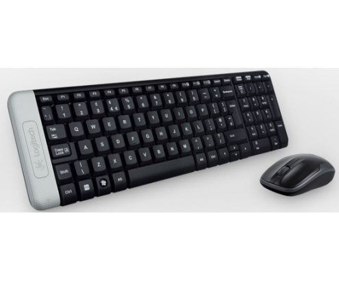 LOGITECH MK220 TECLADO Y RATON EN INGLES WIRELESS NEGRO 920-003161