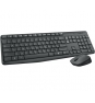 Logitech MK235 Wireless Keyboard and Mouse Combo teclado RF inalámbrico Checa Gris