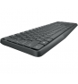 Logitech MK235 Wireless Keyboard and Mouse Combo teclado RF inalámbrico Checa Gris