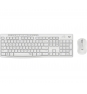 Logitech MK295 silent teclado y raton RF inalambrico qwertz aleman blanco