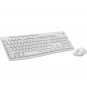 Logitech MK295 silent teclado y raton RF inalambrico qwertz aleman blanco