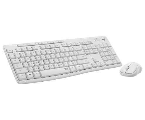 Logitech MK295 silent teclado y raton RF inalambrico qwertz aleman blanco