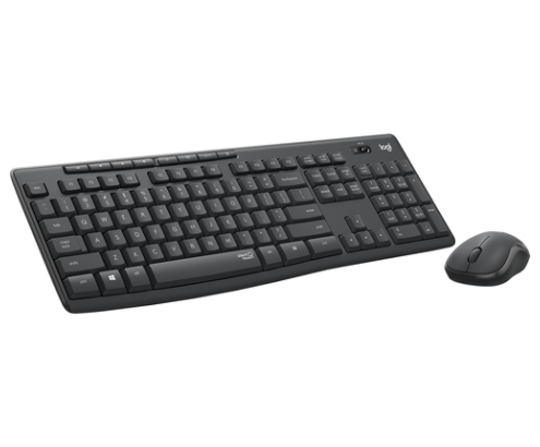 Logitech MK295 Silent Wireless Combo teclado Ratón incluido Oficina USB QWERTZ Alemán Grafito