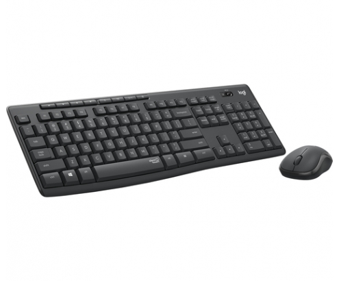 Logitech MK295 Silent Wireless Combo teclado RF inalámbrico Portugués Grafito