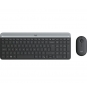 Logitech MK470 teclado y raton rf inalambrico universal qwertz aleman grafito
