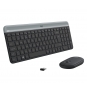 Logitech MK470 teclado y raton rf inalambrico universal qwertz aleman grafito