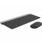Logitech MK470 teclado y raton rf inalambrico universal qwertz aleman grafito