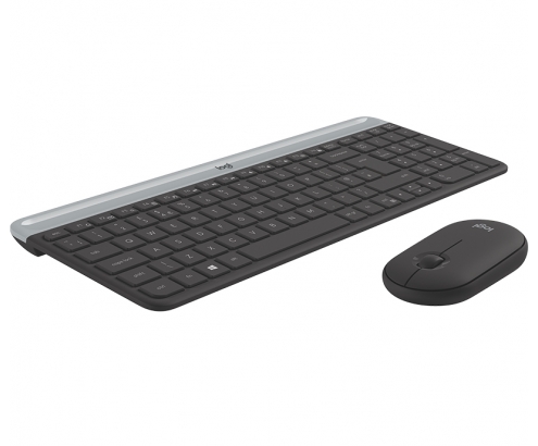Logitech MK470 teclado y raton rf inalambrico universal qwertz aleman grafito