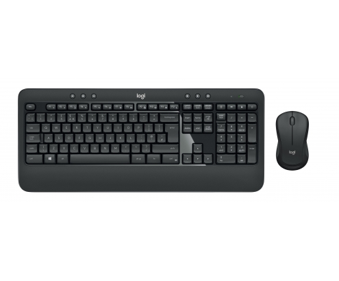 Logitech MK540 Advanced teclado RF inalámbrico QWERTZ Alemán Negro, Blanco