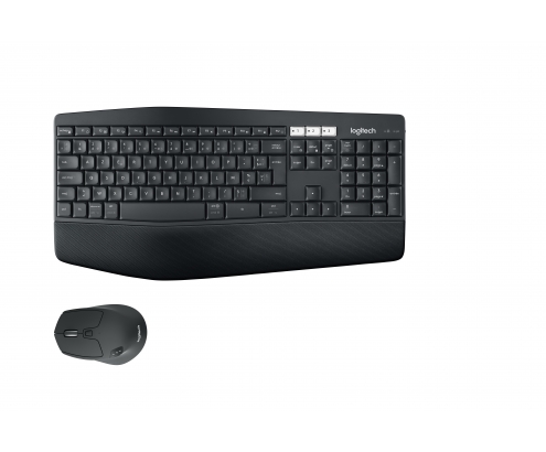 Logitech MK850 Performance Wireless Keyboard and Mouse Combo teclado USB AZERTY Francés Negro
