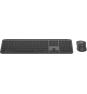 Logitech MK950 Signature for Business teclado Ratón incluido Oficina RF Wireless + Bluetooth QWERTZ Alemán Grafito