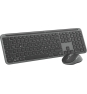 Logitech MK950 Signature for Business teclado Ratón incluido Oficina RF Wireless + Bluetooth QWERTZ Alemán Grafito