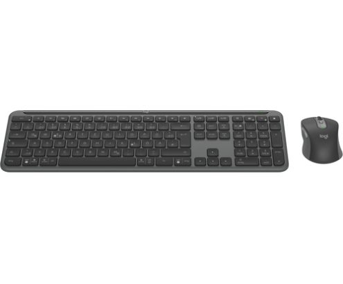 Logitech MK950 Signature for Business teclado Ratón incluido Oficina RF Wireless + Bluetooth QWERTZ Alemán Grafito