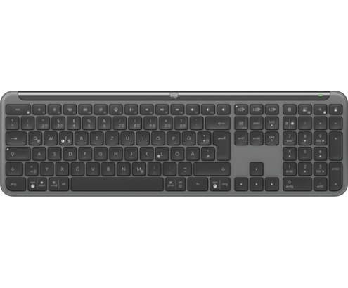 Logitech MK950 Signature for Business teclado Ratón incluido Oficina RF Wireless + Bluetooth QWERTZ Alemán Grafito