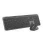 Logitech MK950 Signature Slim, teclado y ratón inalámbricos, diseño elegante, escritura y clics discretos, uso alternante de 3 dispositivos, Blueto