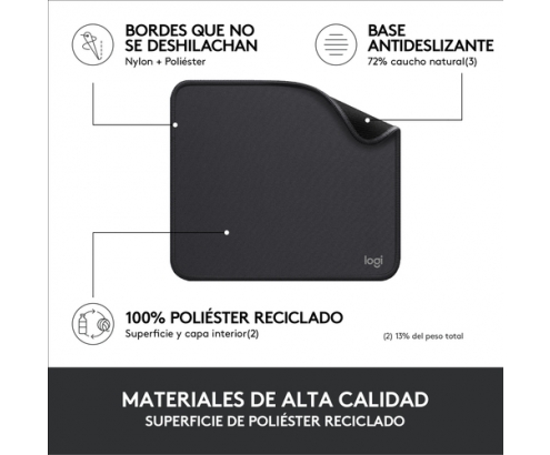 Logitech Mouse Pad Studio Series Grafito