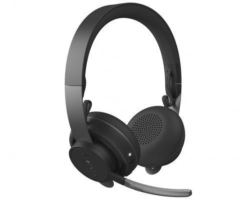 Logitech MSFT Teams Zone Wireless Plus Auriculares Inalámbrico Diadema Oficina/Centro de llamadas Bluetooth Grafito