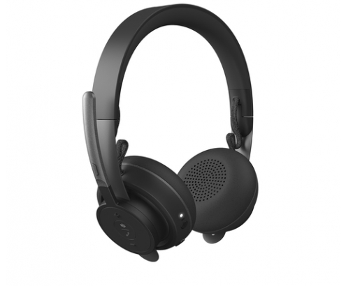 Logitech MSFT Teams Zone Wireless Plus Auriculares Inalámbrico Diadema Oficina/Centro de llamadas Bluetooth Grafito