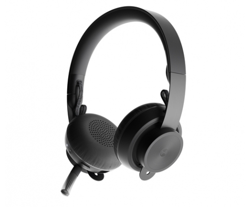 Logitech MSFT Teams Zone Wireless Plus Auriculares Inalámbrico Diadema Oficina/Centro de llamadas Bluetooth Grafito