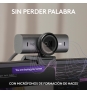 Logitech MX Brio cámara web 3840 x 2160 Pixeles USB 3.2 Gen 1 (3.1 Gen 1) Grafito