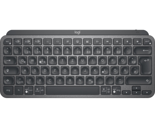 Logitech MX Keys Mini teclado RF Wireless + Bluetooth QWERTZ Alemán Grafito
