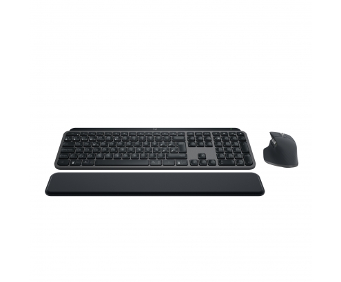 Logitech MX Keys S Combo teclado Ratón incluido RF Wireless + Bluetooth QWERTY Español Grafito