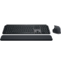 Logitech MX Keys S Combo teclado Ratón incluido RF Wireless + Bluetooth QWERTZ Suizo Grafito