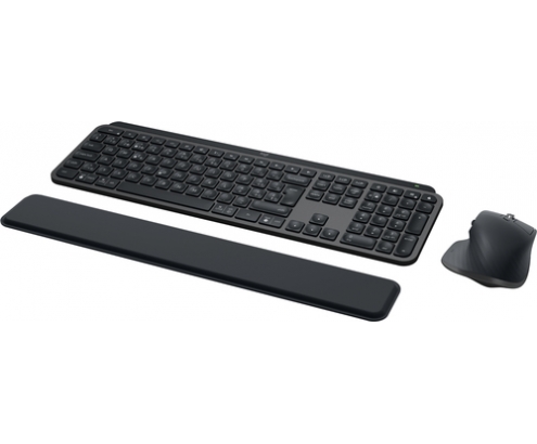 Logitech MX Keys S Combo teclado Ratón incluido RF Wireless + Bluetooth QWERTZ Suizo Grafito