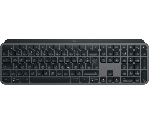 Logitech MX Keys S teclado Universal RF Wireless + Bluetooth QWERTZ Alemán Grafito