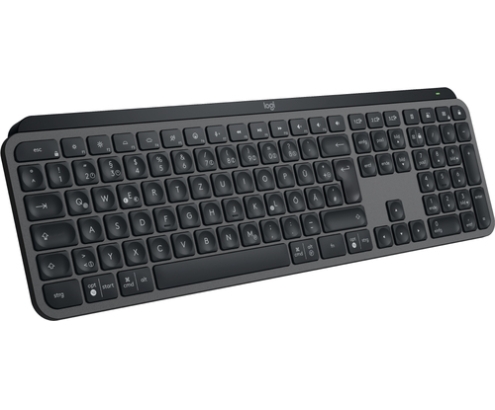 Logitech MX Keys S teclado Universal RF Wireless + Bluetooth QWERTZ Alemán Grafito