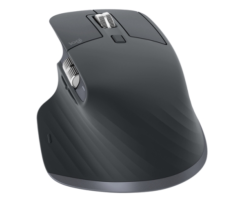 Logitech MX Master 3S, ratón inalámbrico de alto rendimiento con desplazamiento ultrarrápido, Ergo, 8000 DPI, seguimiento sobre cristal, clics disc