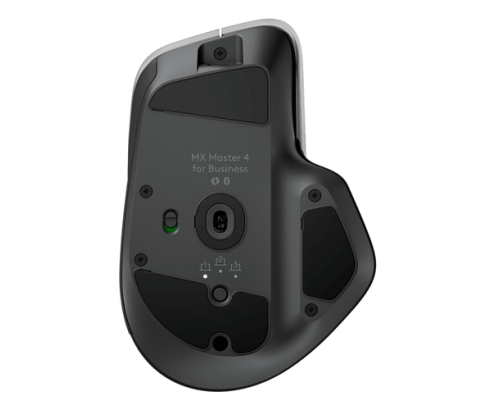 Logitech MX Master 4 for Business ratón Oficina mano derecha RF Wireless + Bluetooth Laser 8000 DPI