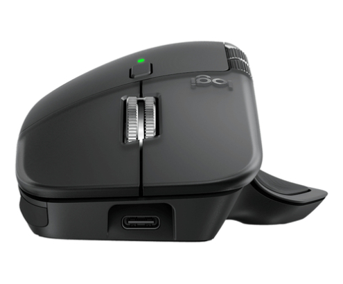 Logitech MX Master 4 for Business ratón Oficina mano derecha RF Wireless + Bluetooth Laser 8000 DPI