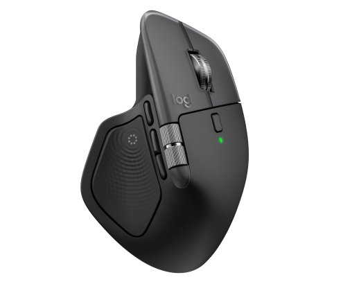 Logitech MX Master 4 for Mac, ratón Bluetooth ergonómico con respuesta háptica avanzada, desplazamiento ultrarrápido, carga USB-C, macOS, iPadOS, 