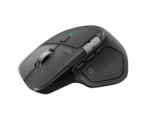 Logitech MX Master 4 for Mac, ratón Bluetooth ergonómico con respuesta háptica avanzada, desplazamiento ultrarrápido, carga USB-C, macOS, iPadOS, 