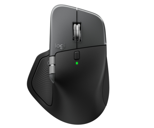 Logitech MX Master 4 for Mac, ratón Bluetooth ergonómico con respuesta háptica avanzada, desplazamiento ultrarrápido, carga USB-C, macOS, iPadOS, 
