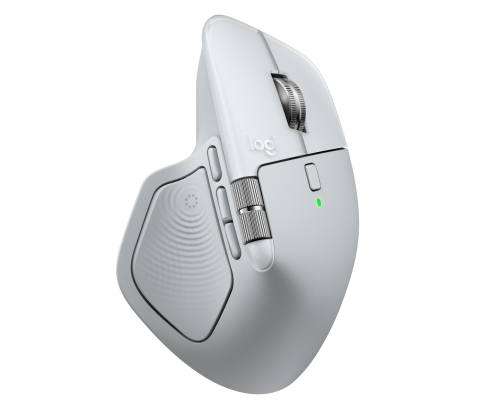 Logitech MX Master 4 for Mac, ratón Bluetooth ergonómico con respuesta háptica avanzada, desplazamiento ultrarrápido, carga USB-C, macOS, iPadOS, 