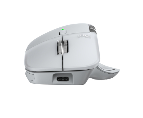 Logitech MX Master 4 for Mac, ratón Bluetooth ergonómico con respuesta háptica avanzada, desplazamiento ultrarrápido, carga USB-C, macOS, iPadOS, 