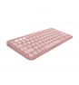 Logitech Pebble Keys 2 K380s teclado RF Wireless + Bluetooth QWERTY Español Rosa