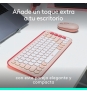 Logitech POP ICON COMBO, combinación de teclado y ratón Bluetooth, escritura cómoda, teclas y botones programables, clics discretos, Easy-Switch ha