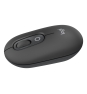 Logitech POP Mouse, ratón inalámbrico Bluetooth compacto y portátil con botones programables y clics discretos, tecnología Easy-Switch para altern