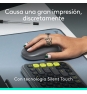 Logitech POP Mouse, ratón inalámbrico Bluetooth compacto y portátil con botones programables y clics discretos, tecnología Easy-Switch para altern